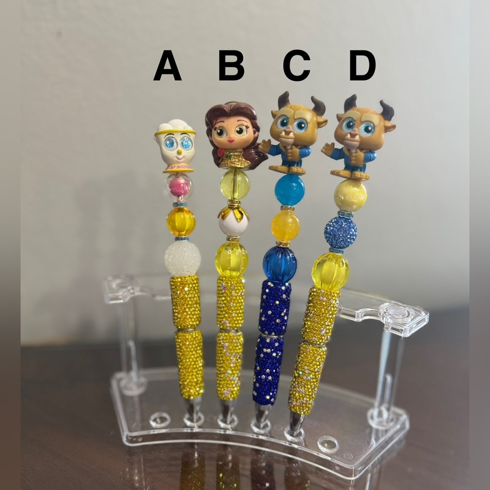 🌺Doorable Beauty and The Beast Beadable Pens